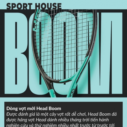 INFOGRAPHIC : GIỚI THIỆU VỢT TENNIS HEAD BOOM 2022