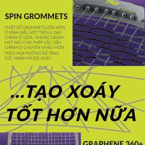 Infographic : Vợt Tennis Head Extreme - thương hiệu "tạo xoáy" của Head.