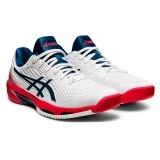 Giày Tennis Asics Solution Speed FF 2 White/Mako Blue ̣(1041A182.101)