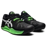 Giày Tennis Asics Gel Resolution 8 Black/Green Gecko (1041A079.003)