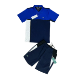 Bộ Quần Áo Tennis Lacoste Djokovic Blue - DPM - (Phom Âu)