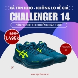Giày Tennis Asics Gel Challenger 14 Teal/Yellow (1041A405.400)