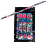 Dán viền vợt Pickleball Hawaiian Flower Edge Guard Tape ( 3 PACK - 1") - Blue/Pink